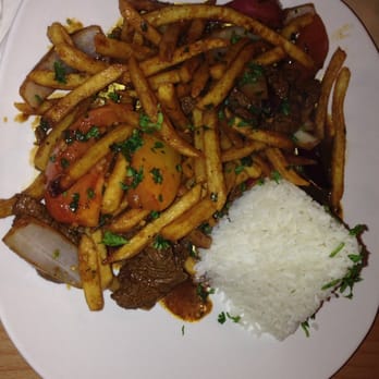El Chullo Peruvian Restaurant & Bar - Lomo Saltado- beef tenderloin Peruvian style. The beef is so tender. - Peruvian Near Me - Phoenix, Arizona El Chullo Peruvian Restaurant & Bar - Lomo Saltado- beef tenderloin Peruvian style. The beef is so tender. - Peruvian Near Me - Phoenix, Arizona
