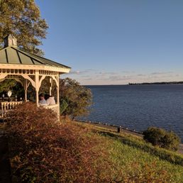 View near the gazebo all the way at the end of the park