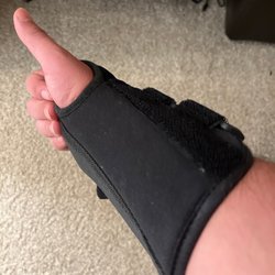 Hoag Urgent Care Huntington Harbour - Wrist brace I got!
