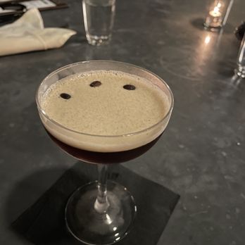 The Ice Plant - espresso martini - Cocktail Bars Near Me - St. Augustine, Florida