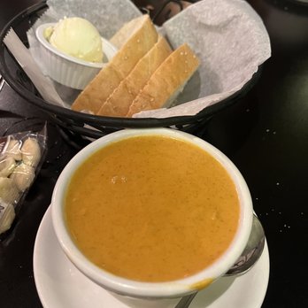 Creekview Restaurant - Shrimp bisque soup loaded with yummy shrimp - Wine Bars Near Me - Williamsville, New York
