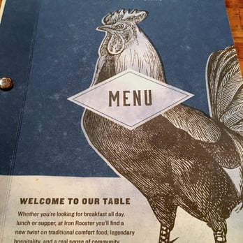 Iron Rooster - Menu - Cocktail Bars Near Me - Annapolis, Maryland
