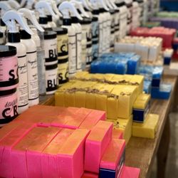 Soaps, scrubs, body butters, & shower oils