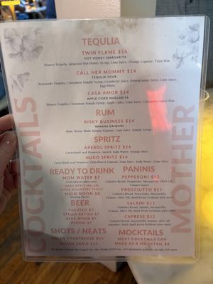Menu photo 1 Mother Bar Knoxville, TN