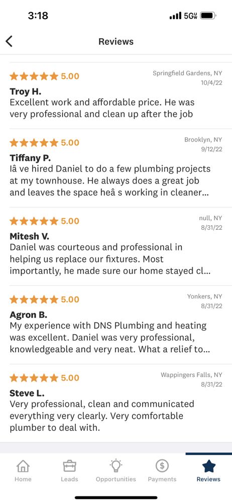 Slide of DNS Plumbing & Heating