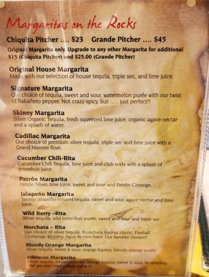 Menu photo 1 Margarita's Marco Island, FL Menu photo 1 Margarita's Marco Island, FL