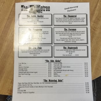 Whiffletree - Breakfast Menu - American Near Me - Butler, Ohio Whiffletree - Breakfast Menu - American Near Me - Butler, Ohio