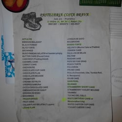 Pasteleria Costa Brava - Sorry, not a picture of cake but if you want to know what other desserts they offer, here's a list! :)