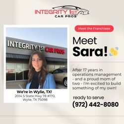 Integrity 1st Car Pros - Franchise Owner