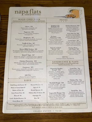 Menu photo 4 Napa Flats Wood-Fired Kitchen Tulsa, OK