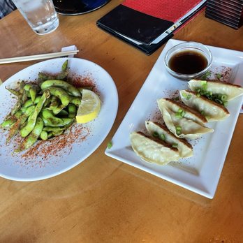 RA Sushi - Mesa - PORK GYOZA GARLIC EDAMAME - Japanese Near Me - Mesa, Arizona RA Sushi - Mesa - PORK GYOZA GARLIC EDAMAME - Japanese Near Me - Mesa, Arizona