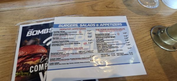 Menu photo 1 The Bombshelter Perris, CA Menu photo 1 The Bombshelter Perris, CA