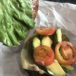 Avocado Black Bean Burger