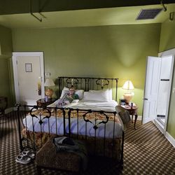 Menger Hotel - The room is OLDER than we are!