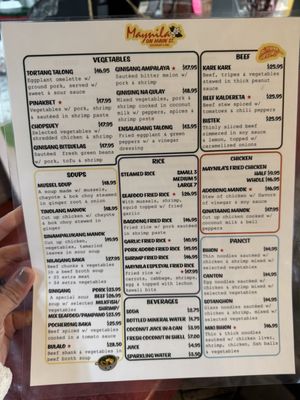 Menu photo 2 Maynila On Main Street Carson, CA
