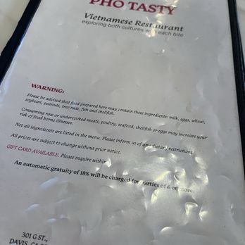 Pho Tasty - Vietnamese Near Me - Davis, California