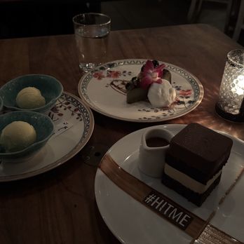 Catch - Hit Me Chocolate Cake, Pistachio Cheesecake & Housemade Ice Cream - Sushi Bars Near Me - West Hollywood, California