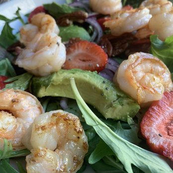 Tequila's Town - Strawberry pecan avocado salad - add shrimp - Mexican Near Me - Savannah, Georgia Tequila's Town - Strawberry pecan avocado salad - add shrimp - Mexican Near Me - Savannah, Georgia