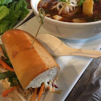 Ginger and Lemongrass - $12 lunch special - drink, small soup, half sandwich - Vietnamese Near Me - Whitestone, New York Ginger and Lemongrass - $12 lunch special - drink, small soup, half sandwich - Vietnamese Near Me - Whitestone, New York