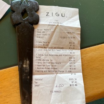 Zigu - Our food - Seafood Near Me - Honolulu, Hawaii