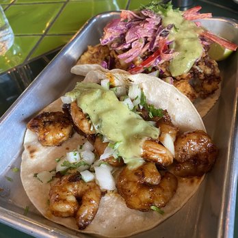 McDevitt Taco Supply - Honey Chili Shrimp Taco - Tacos Near Me - Boulder, Colorado