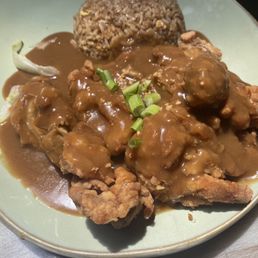 "Orange" chicken "Orange" chicken
