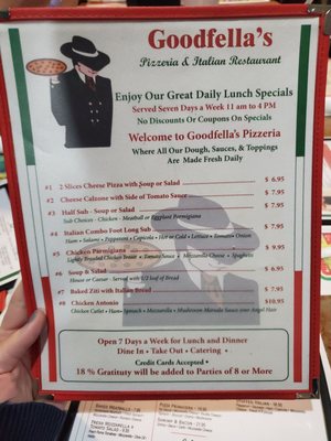 Menu photo 7 Goodfella's Pizzeria Orlando, FL
