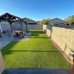 Such a lovely green view, with minimal maintenance required.