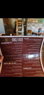 Menu photo 8 Dingle House Irish Pub West Chester, OH