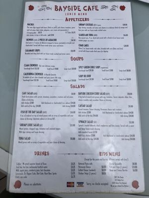 Menu photo 6 Bayside Cafe Morro Bay, CA