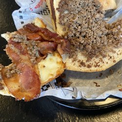 Mancino's Pizza & Grinders - A nasty bacon cheeseburger grinder