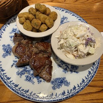Cracker Barrel Old Country Store - Rib tips with fried okra and coleslaw - Southern Near Me - Mesa, Arizona