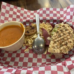 1/2 Sandwich with Soup or Salad