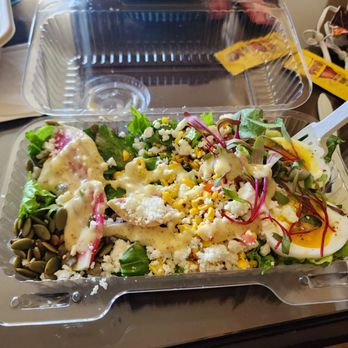 Lost Parrot Cafe - Cobb salad with soft boiled eggs - Breakfast & Brunch Near Me - South Pasadena, California