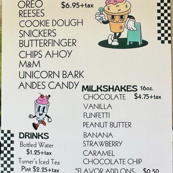 Mama Meatball's Pizzeria - ice-cream shop's menu of mixers, milkshakes, and drinks - Pizza Near Me - Turtle Creek, Pennsylvania