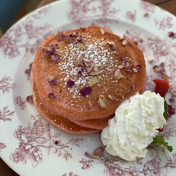 Little Hen - Rose Petal Pancake - Breakfast & Brunch Near Me - Miami, Florida Little Hen - Rose Petal Pancake - Breakfast & Brunch Near Me - Miami, Florida