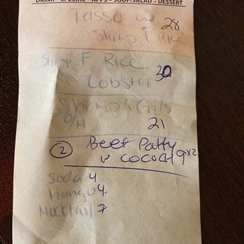 Ore A Love Story Restaurant - Crayon written BILL - Breakfast & Brunch Near Me - Stoughton, Massachusetts Ore A Love Story Restaurant - Crayon written BILL - Breakfast & Brunch Near Me - Stoughton, Massachusetts