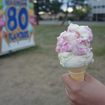 80 Flavours Ice Cream - Raspberry ripple with butter pecan ($6.00) - Desserts Near Me - Edmonton, Alberta 80 Flavours Ice Cream - Raspberry ripple with butter pecan ($6.00) - Desserts Near Me - Edmonton, Alberta