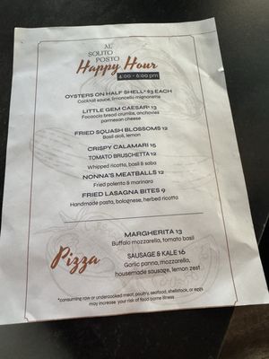 Menu photo 1 Al Solito Posto Las Vegas, NV