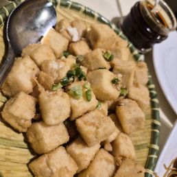 Fried Salted Tofu. Fried Salted Tofu.