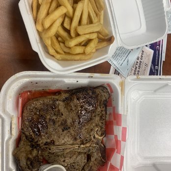 Mity Nice Cafe - T-Bone Steak and Fries - Breakfast & Brunch Near Me - Tampa, Florida