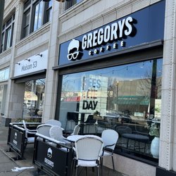 Gregorys Coffee - Light snow today