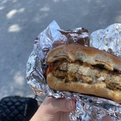 Harrison Street Café - Beer Battered Tofu Steak Sandwich