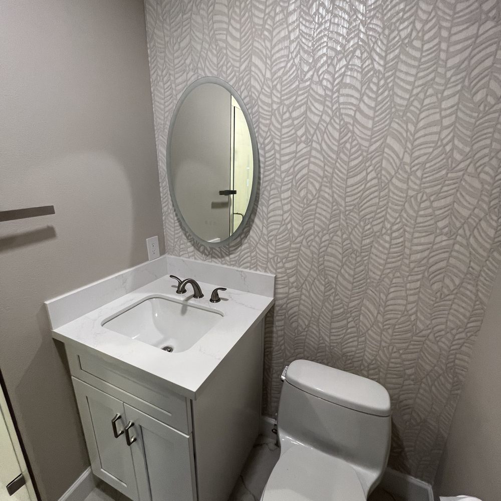 Lux Kitchen and Bath Remodeling - half bath vanity - General Contractors Near Me - Irvine, California