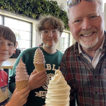 Camp Creemee - Raspberry, Twitch and Maple cones (L to R) - Ice Cream & Frozen Yogurt Near Me - Duluth, Minnesota
