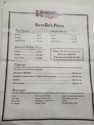 Menu photo 2 Revello's Pizza Old Forge, PA Menu photo 2 Revello's Pizza Old Forge, PA