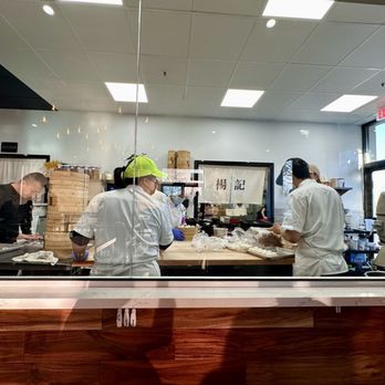 Yang Kee Dumpling - Employees hard at work making dumplings - Dim Sum Near Me - Davis, California