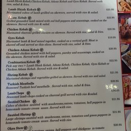 Menu as of 04.27.2022