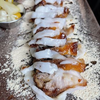 Take31 - Pork Belly Rice Crepe Wraps - Korean Near Me - New York, New York Take31 - Pork Belly Rice Crepe Wraps - Korean Near Me - New York, New York