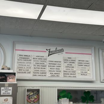 Fosselman's Ice Cream - Menu - Ice Cream & Frozen Yogurt Near Me - Alhambra, California
